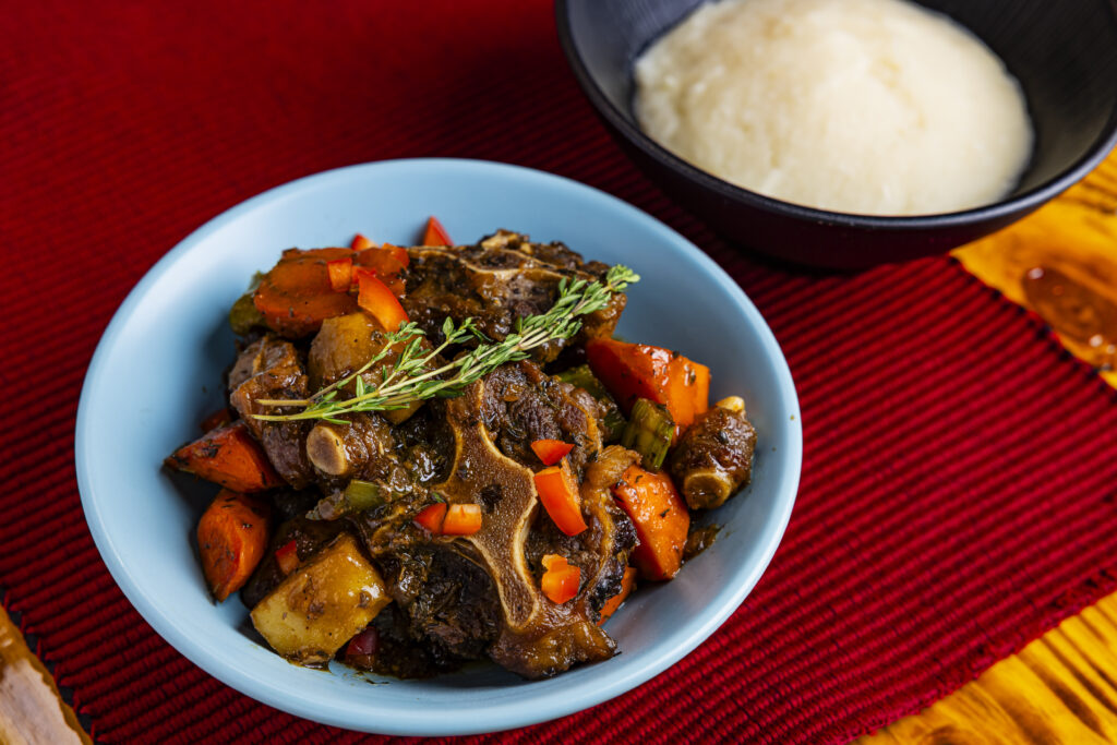 Oxtail Stew with Fufu